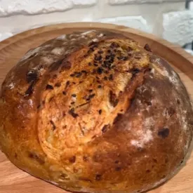 Картофельный хлеб с луком, 450 гр.